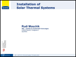Installation of Solar Thermal Systems