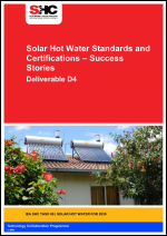 Solar Hot Water Standards and Certifications – Success Stories